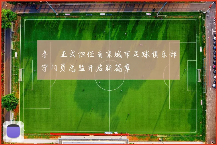 李勣正式担任南京城市足球俱乐部守门员总监开启新篇章